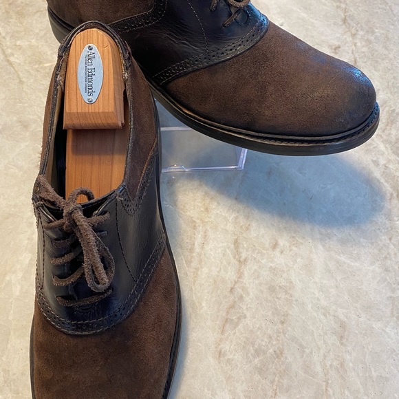 FRYE Men’s Oxford Saddle BROWN 13 D - Picture 3 of 11